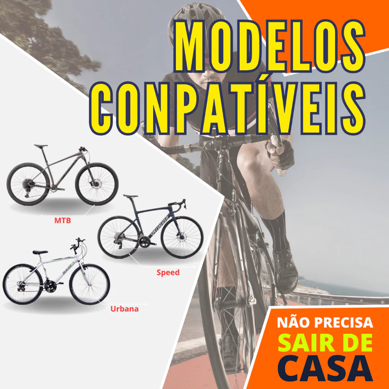 Rolo De Treino Para Ciclismo Mtb Urban Speed Ergométrico Dobrável