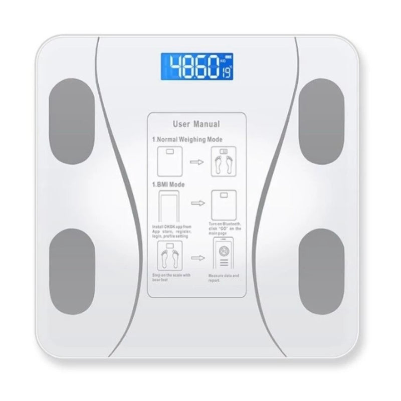 Balança Bioimpedancia Digital Bluetooth  Corporal até 180kg Resultado Pelo Celular