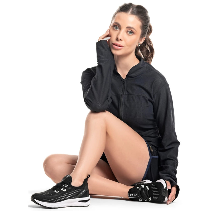 Tênis Feminino Vili Podium Branco Caminhada Academia