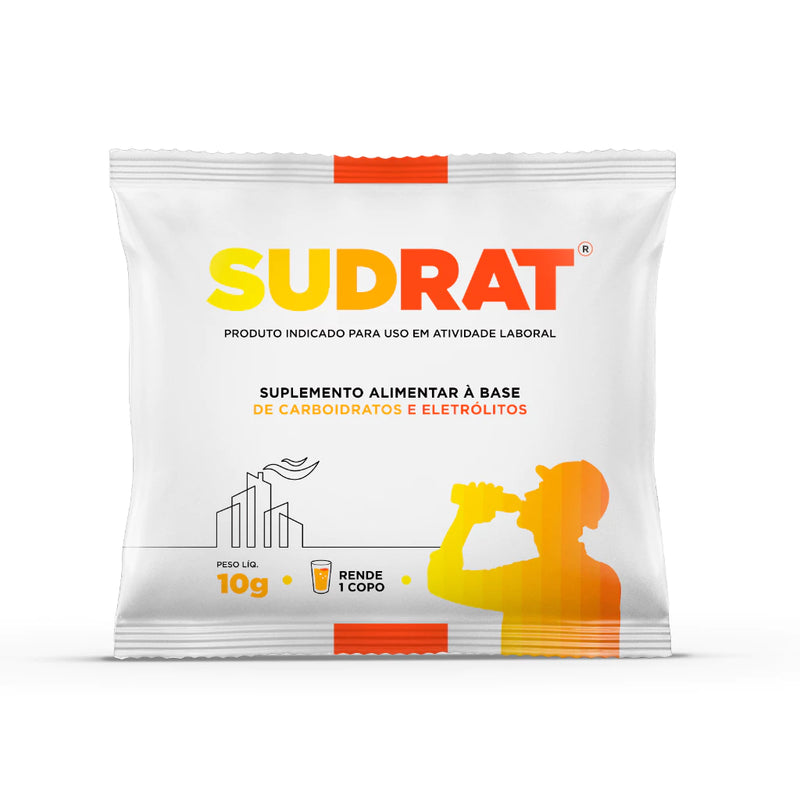 Repositor Hidroeletrolítico Isotônico Em Pó Sudrat 50 Sachês De 10g Cada (Repositor Energético)