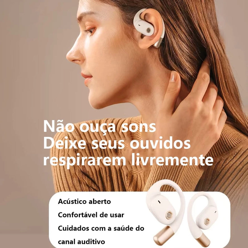 Fone de ouvido Bluetooth OWS original para corrida e ciclismo para Apple e Android