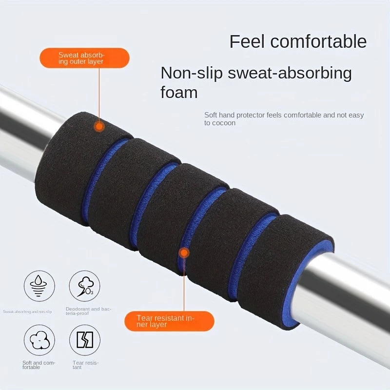 Barra Fixa Flexão Porta Apoio Regulável 64 a 100 Cm