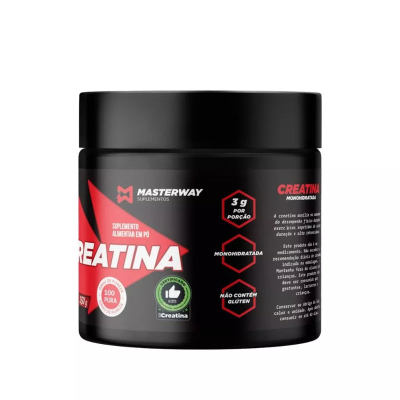 Suplemento Em Pó Masterway Creatina 100% Pura Pote 150g