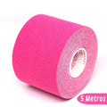 Bandagem Elástica 5Cm X 5M - Fita Kinesio Tape Fisioterapia - Abcshop