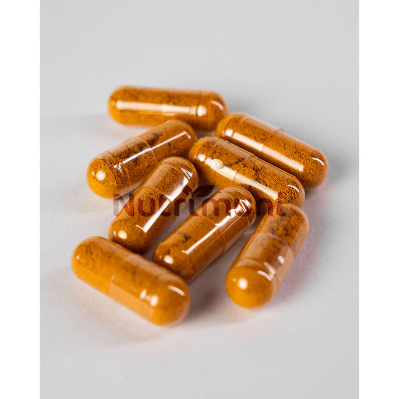 Cúrcuma  Longa Pura 2 Potes 240 Cápsulas 600mg Gelatina
