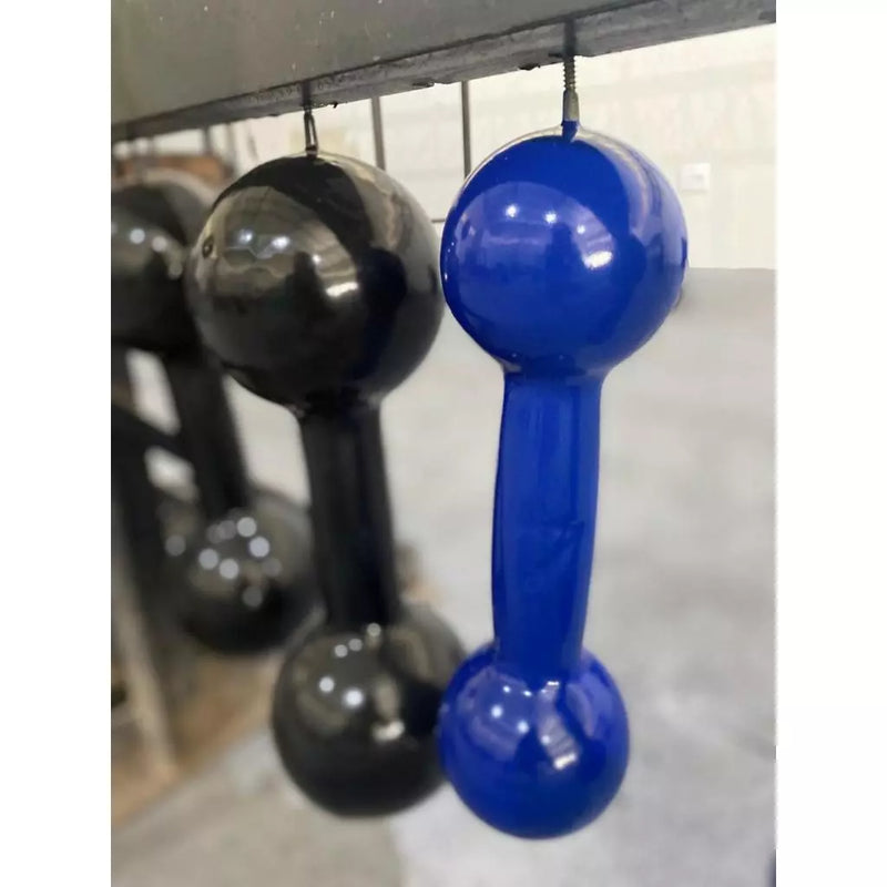 Par de Halter's Bola Emborrachado 5 kg Treino em Casa Musculação Academia  Funcional Peso(2 UNIDADE)