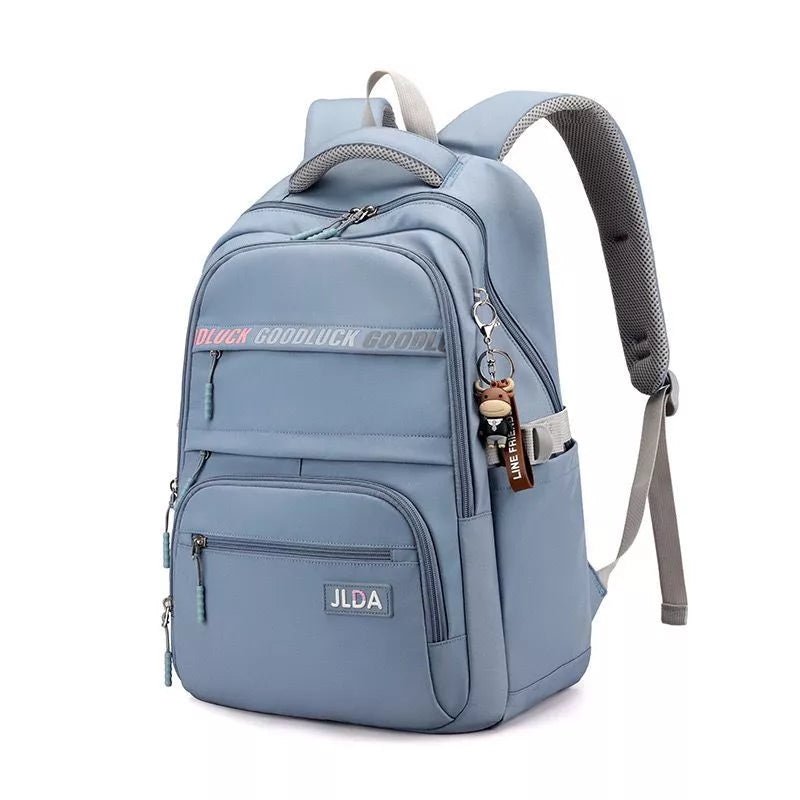 Mochila Feminina Coreana casual e leve para estudantes do ensino médio Impermeavel