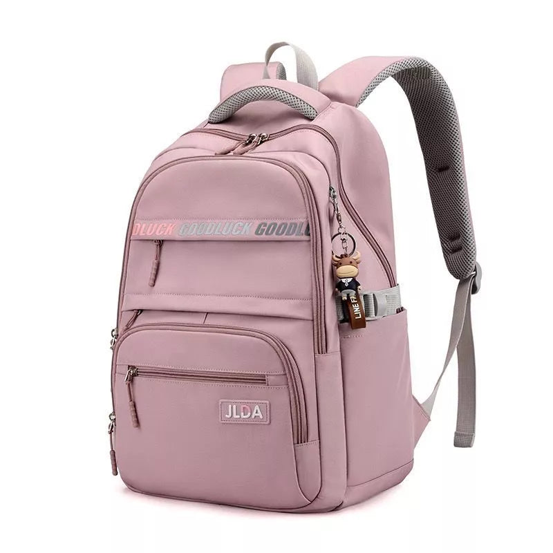Mochila Feminina Coreana casual e leve para estudantes do ensino médio Impermeavel