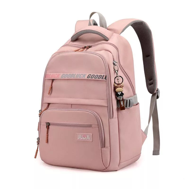 Mochila Feminina Coreana casual e leve para estudantes do ensino médio Impermeavel