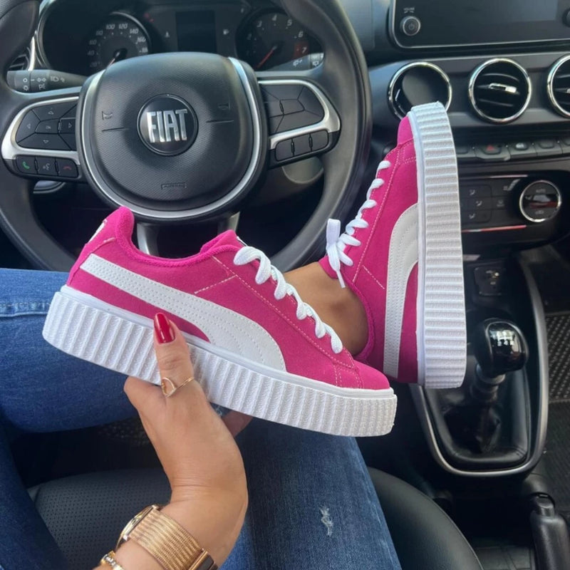 Tênis Feminino PLATAFORMA conforto Bonito Barato Em Desconto Exclusivo ! Aproveite 2025