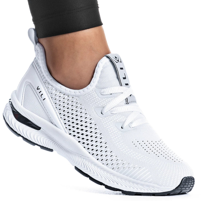 Tênis Feminino Vili Podium Branco Caminhada Academia