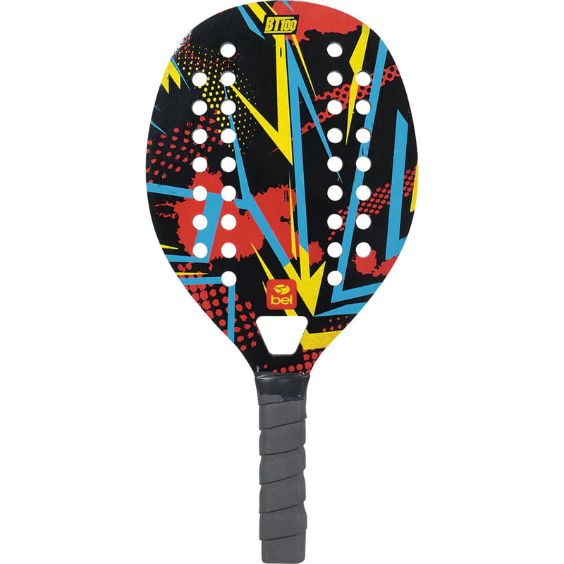 Kit 2 Raquetes Beach Tennis BEL BT100 Madeira Com Bolinha