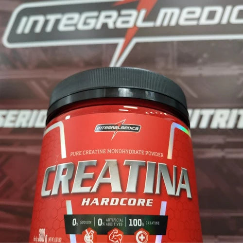 Creatina Monohidratada Pura 300g Hardcore Integralmedica