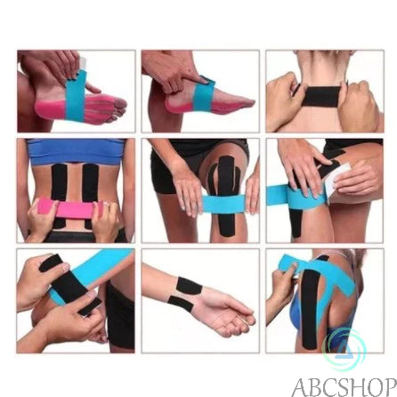 Bandagem Elástica 5Cm X 5M - Fita Kinesio Tape Fisioterapia - Abcshop