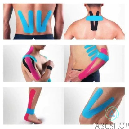 Bandagem Elástica 5Cm X 5M - Fita Kinesio Tape Fisioterapia - Abcshop
