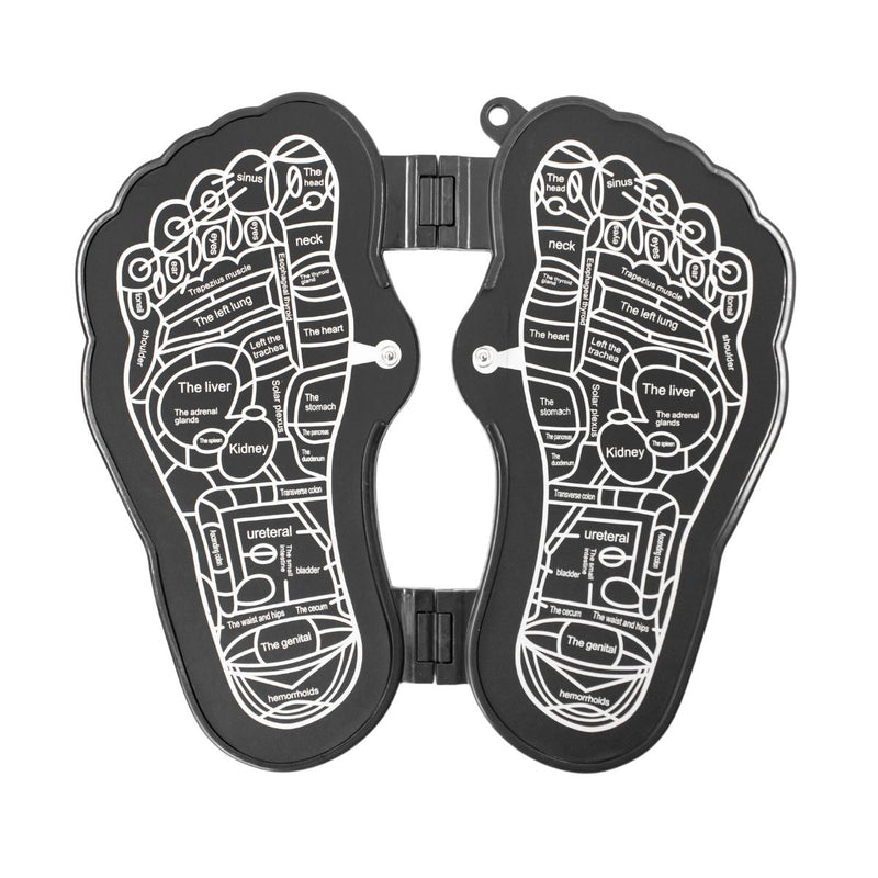 Massageador Para Pés Elétrico EMS Estimulação Muscular Acupuntura Dobrável USB