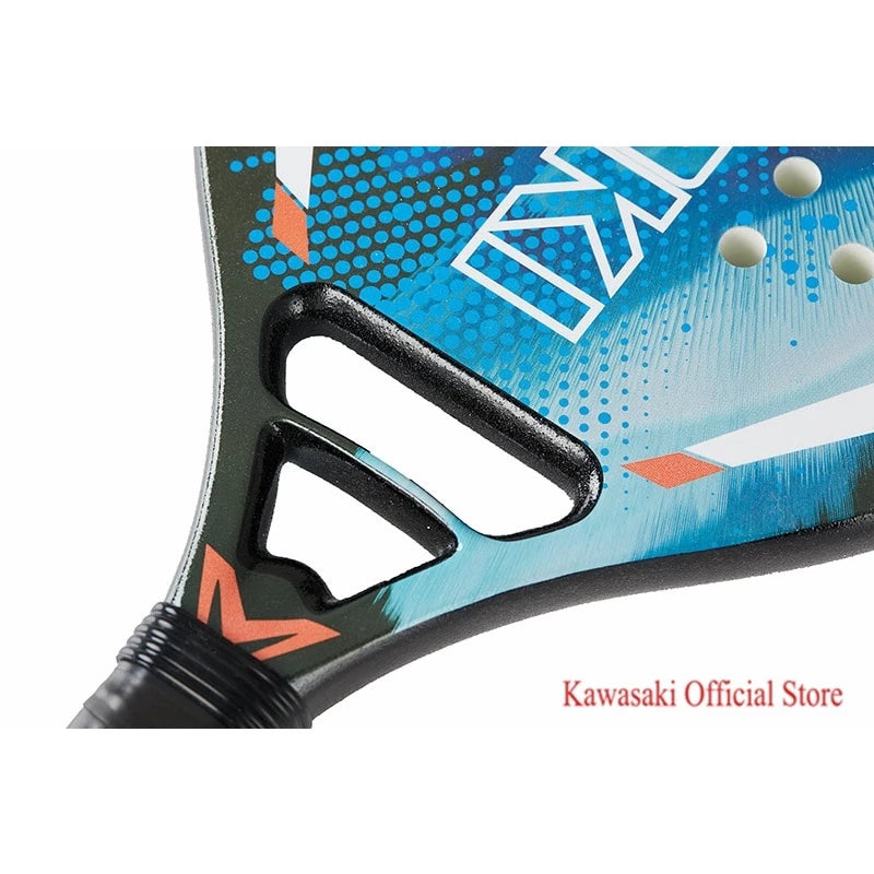 Kawasaki Vicleo Raquete De Tênis De Praia Power20 & 30 Master 100 Fibra De Carbono Rosto Macio Com Capa Protetora