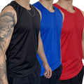 Kit com 3 Regatas Masculinas – Performance e Conforto para o Seu Treino