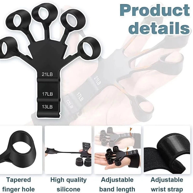 Intensificador de Dedo 13-21 LB para Treinamento de Flexibilidade e Aderência