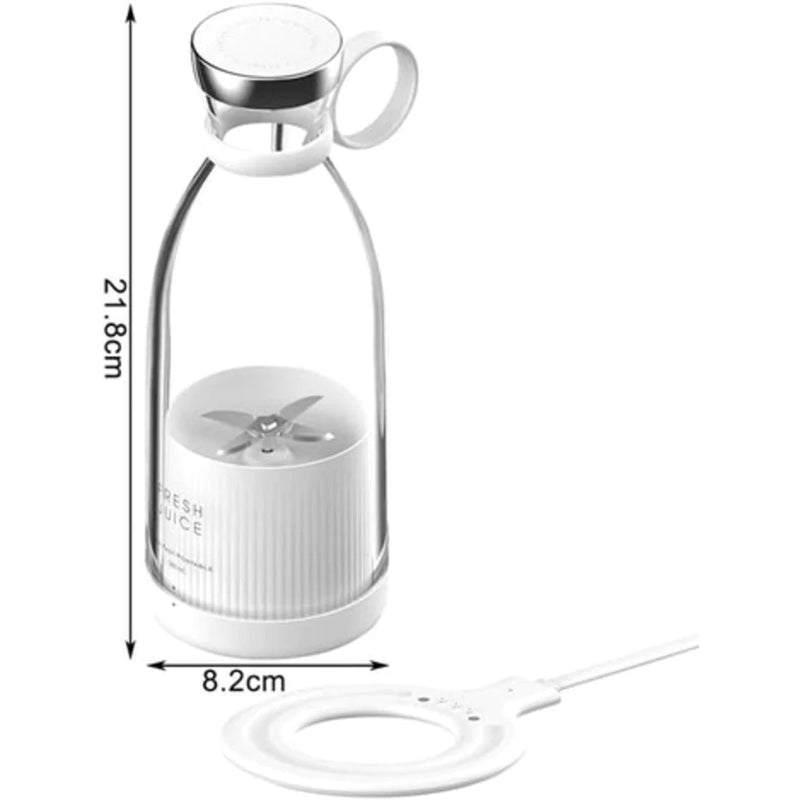Garrafa Mix Juicer Liquidificador Elétrico Portátil Recarregável COPO 350ml Mixer Shake Misturador