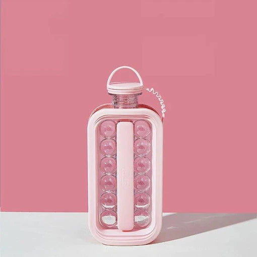 Garrafa com Forma de Gelo 2 em 1 Practical Life Rosa