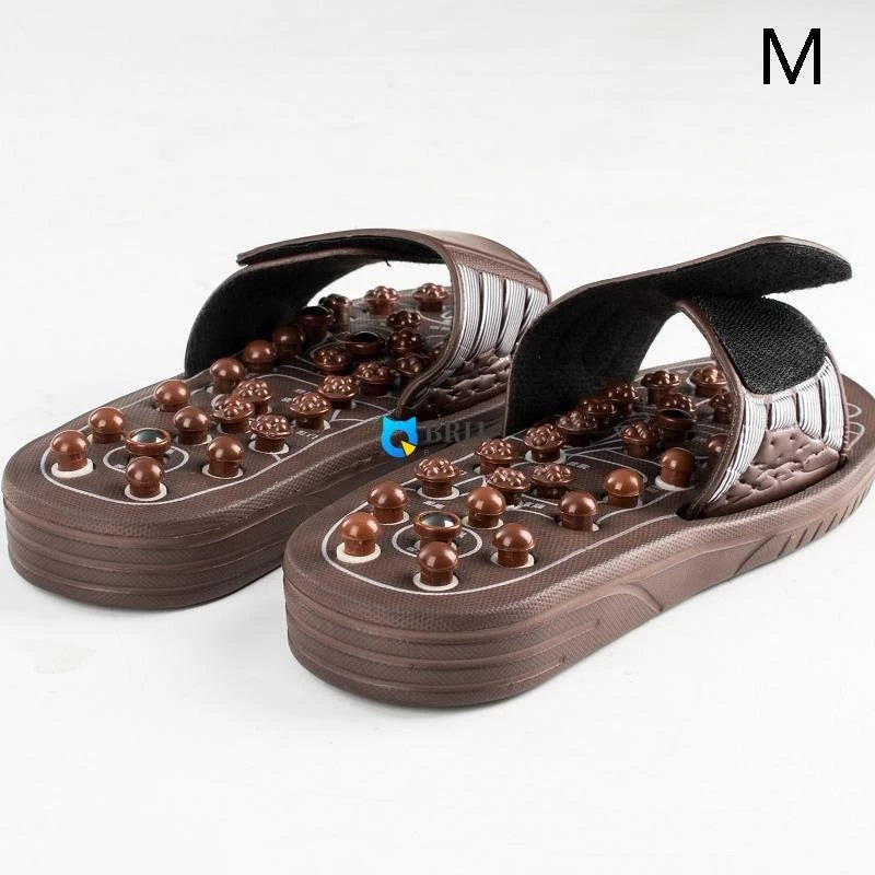 Acupressão Massageador De Pés Sapatos Reflexologia Sandálias Alívio Plantar Fascite Artrite Para Homens Mulheres