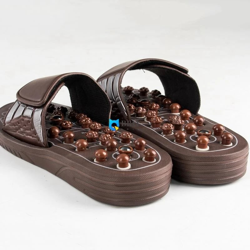 Acupressão Massageador De Pés Sapatos Reflexologia Sandálias Alívio Plantar Fascite Artrite Para Homens Mulheres