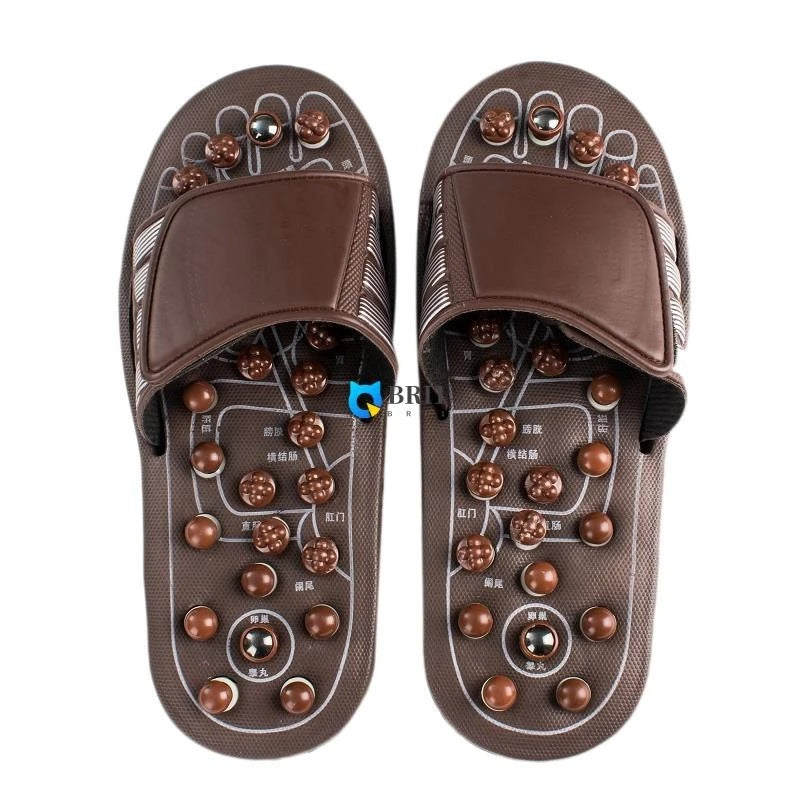Acupressão Massageador De Pés Sapatos Reflexologia Sandálias Alívio Plantar Fascite Artrite Para Homens Mulheres