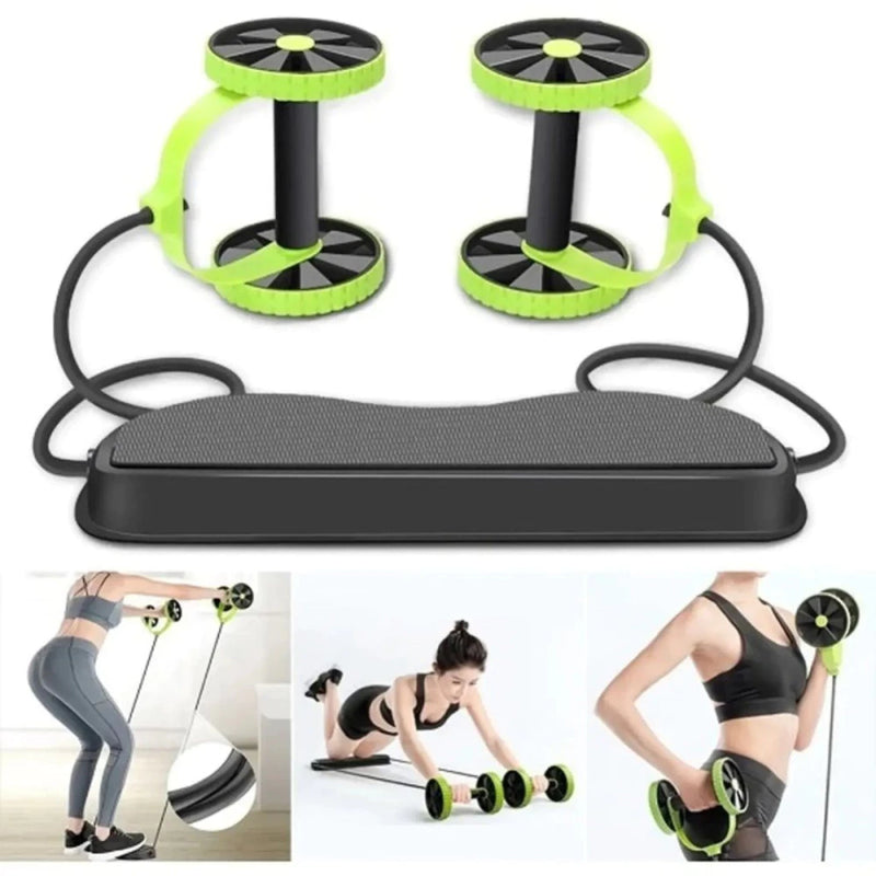 Aparelho Ginástica Roda Abdominal Portátil Aparelho Exercícios Malhar Academia em Casa Emagrecer