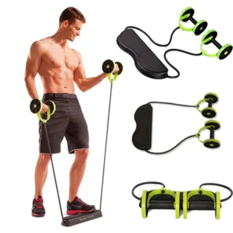Aparelho Ginástica Roda Abdominal Portátil Aparelho Exercícios Malhar Academia em Casa Emagrecer